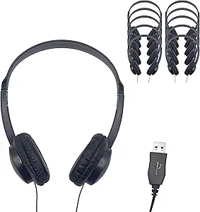 Soundnetic SN270USB Bulk School Headphones 25 Pack